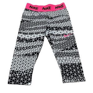 Nike Dri-Fit Geometric Patterned Athletic Leggings